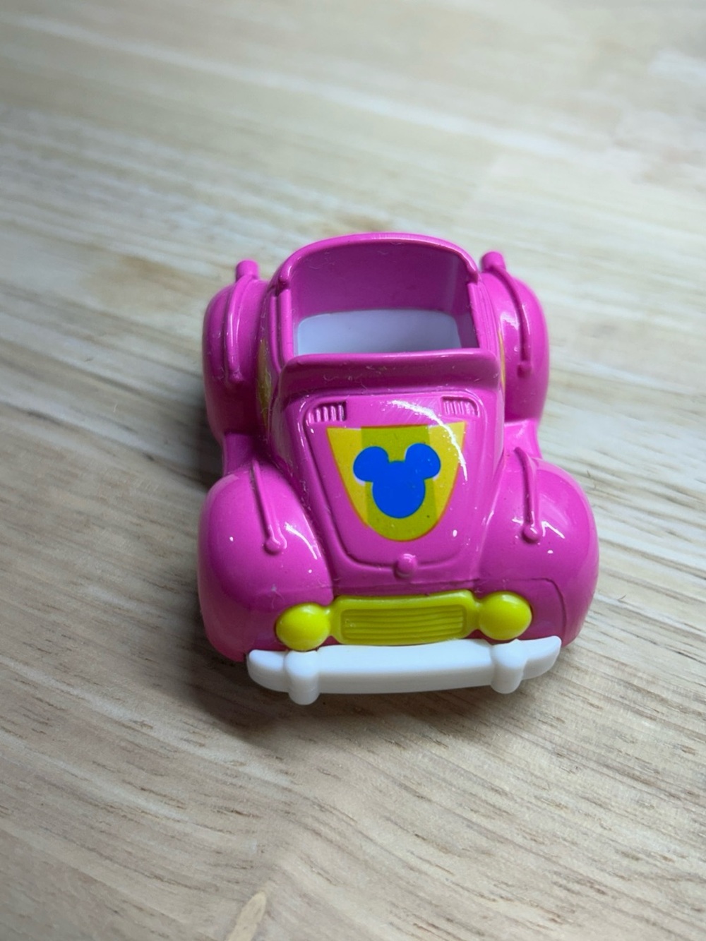 Vintage Arco Pink Minnie Mouse Car Vehicle Diecast Toy Accessory